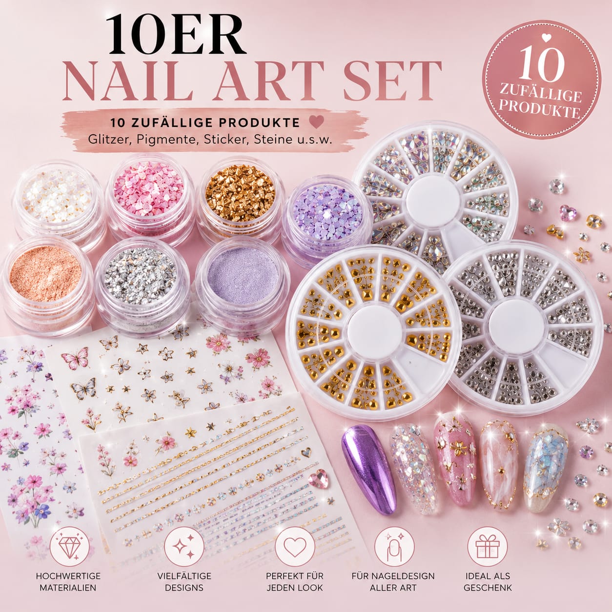 Nail ART 10er Set