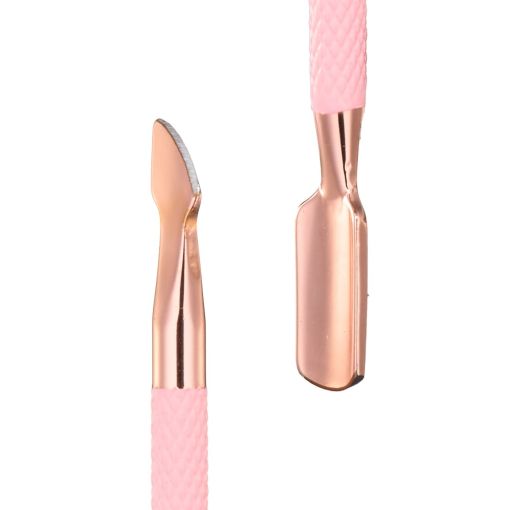 Doppelseitiger Nagelhautschieber in Rosa und Gold