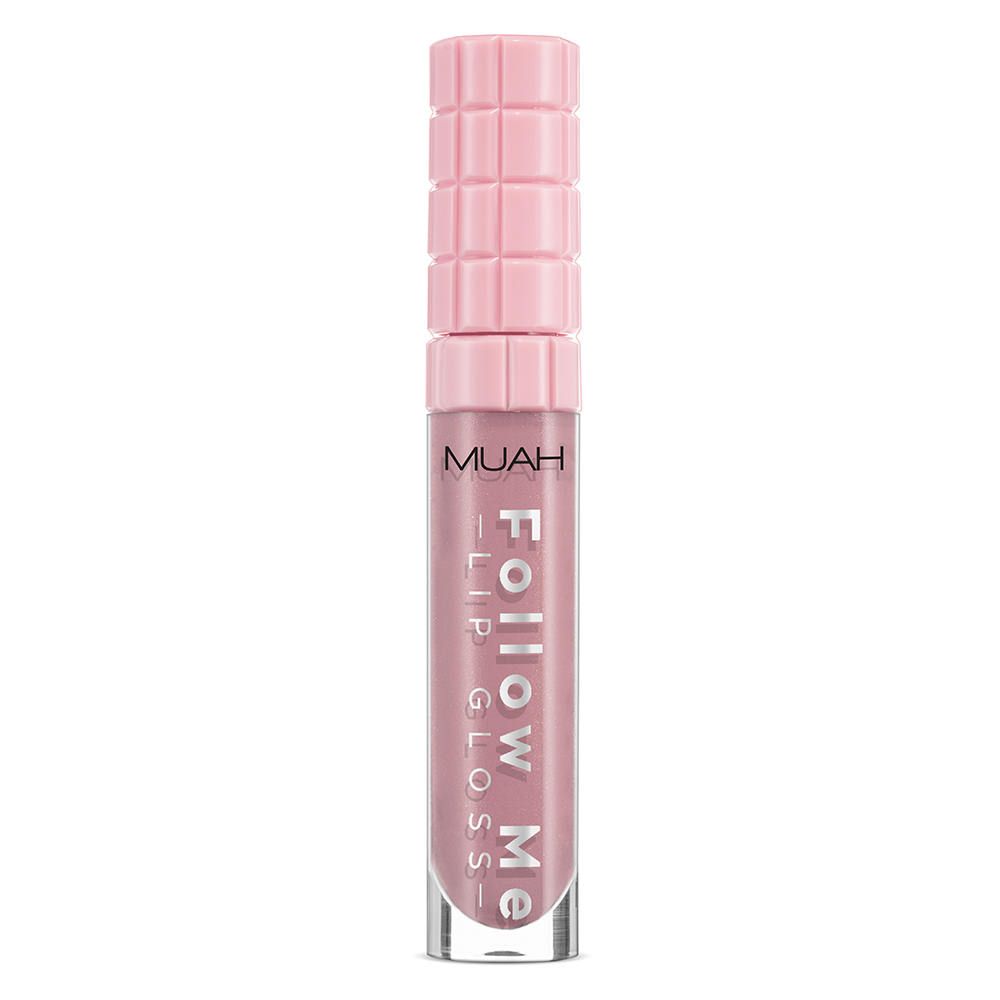MUAH Follow Me Lip Gloss mit glänzender Roséfarbe