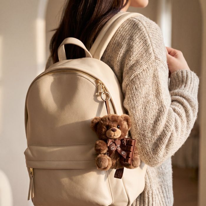 Fluffy Teddy Bear Accessoire – Chocolate