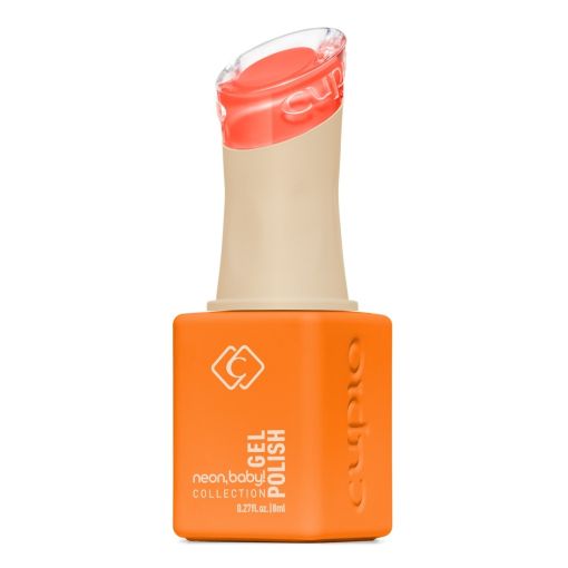 Flasche mit Neon Baby Gel Nagellack in Orange aus der Kollektion