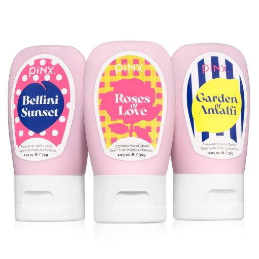 crema_all_1_1 Set von drei Handcremes mit verschiedenen Düften: Bellini Sunset, Roses of Love und Garden of Amalfi