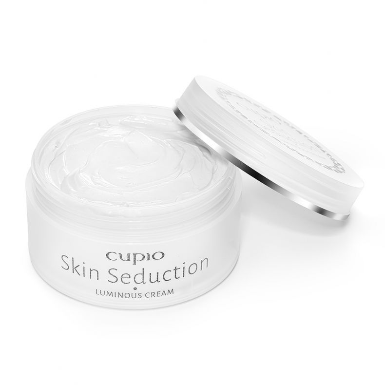 skin_seduction_capless Tiegel mit Cupio Skin Seduction Luminous Cream, feuchtigkeitsspendende Hautcreme