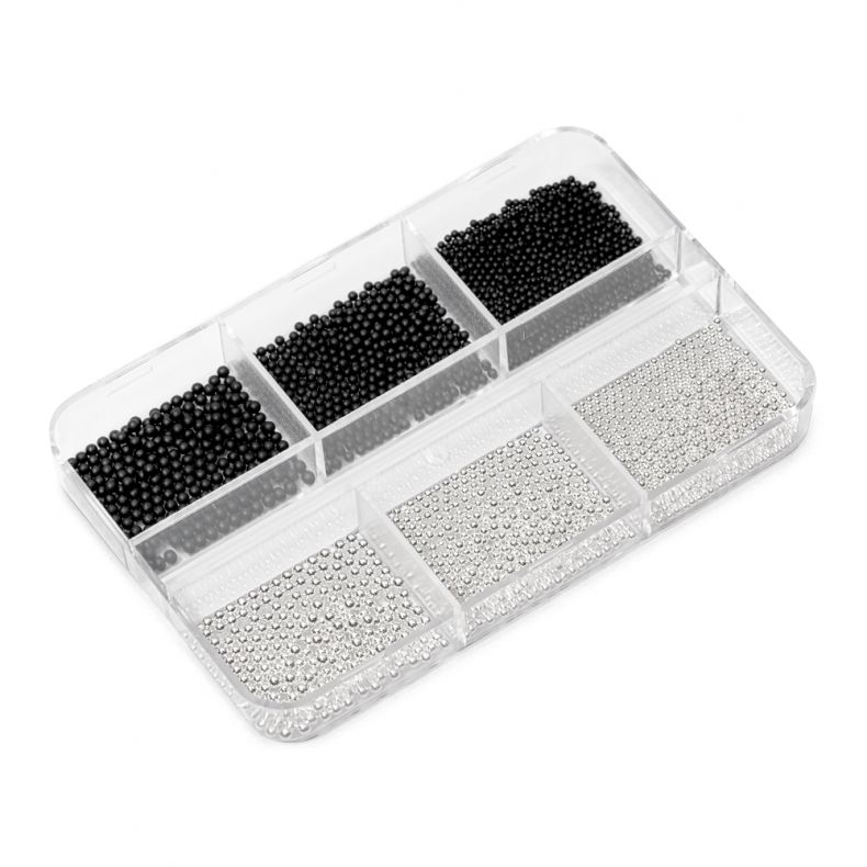Cupio Set caviar unghii Black&Silver