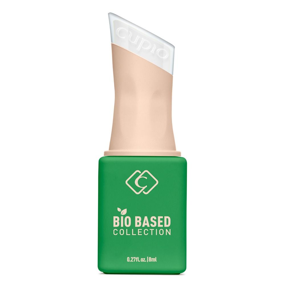 Produktbild des Top Coat Cupio Bio Based Collection High Gloss 8 ml, grüner Flakon für intensiven Hochglanz und Schutz vor Absplittern bei Gellack und Nagellack