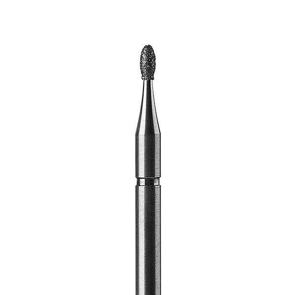 freza_diamant_cuticule_16-1 Nahaufnahme eines Fräsers mit spitzem Kopf, ideal für Nagelpflege