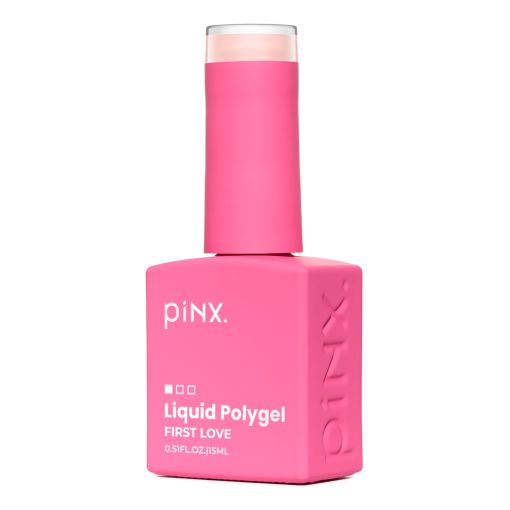 c9204_c_1 Flasche piNX Liquid Polygel in Pink mit der Bezeichnung First Love - 15ml