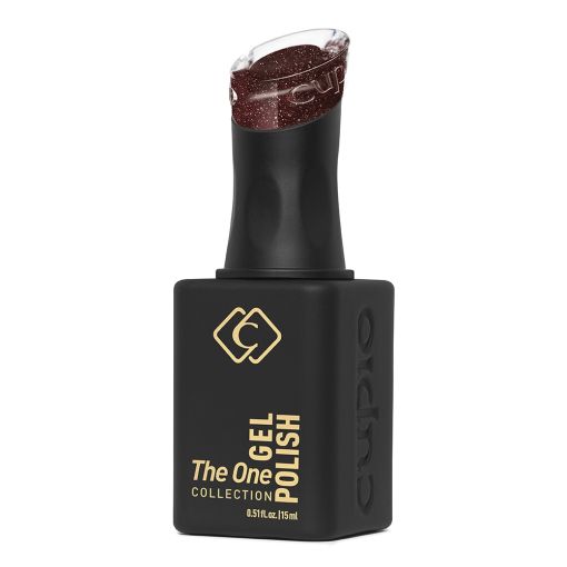 Cupio Gel Nagellack der The One Kollektion in dunklem Glitzerrot