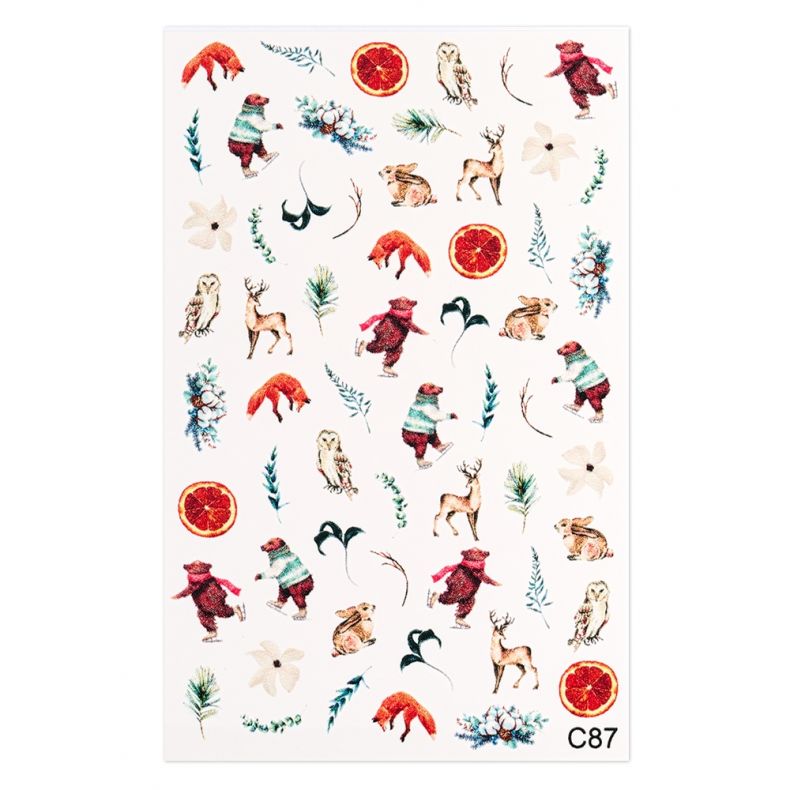 Illustration von Tieren und Pflanzen auf einem weißen Hintergrund