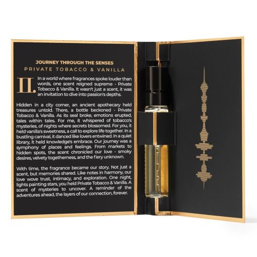 c7640_b Duftprobe Private Tobacco & Vanilla in edler Verpackung