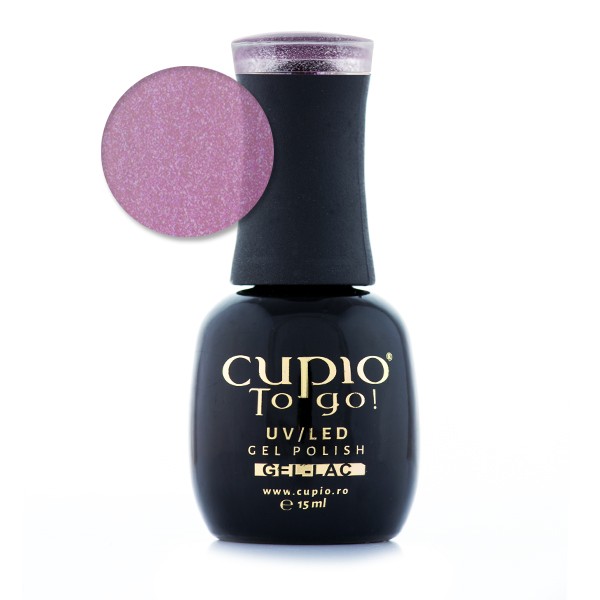 gel_lac_cupio_to_go_boreas15ml Cupio To Go! UV/LED Gel Nagellack in zartem Lila, 15 ml Flasche mit Farbmuster