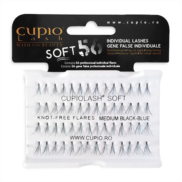 Wimpern CupioLash SOFT Blue/Black - medium