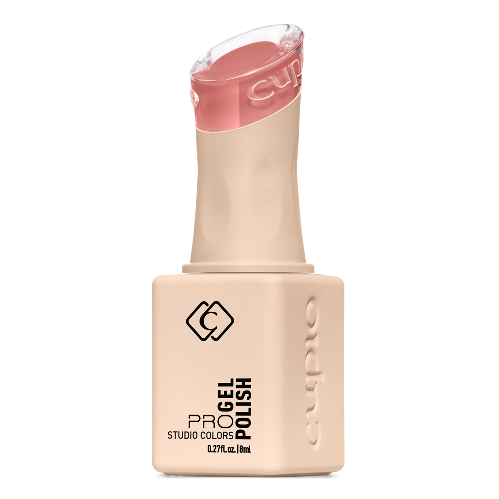 Produktbild von Cupio ProGel Polish Studio Colors, UV-Gel-Nagellack 8 ml in Rosé-Nude, Flasche freigestellt