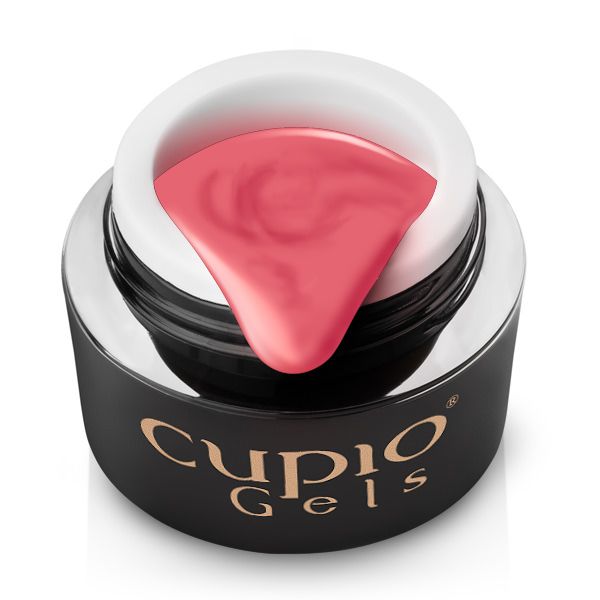 gel_color_one_layer_strawberries_champagne Öffner Glasbehälter mit rosa Cupio Gel für professionelle Nagelpflege