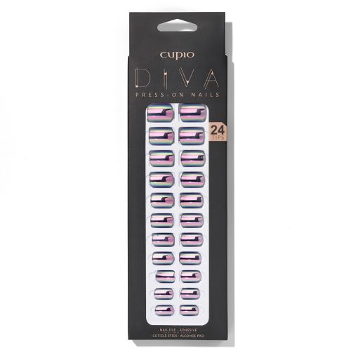 Cupio Diva Kunstnagel-Set – Cold Mirror