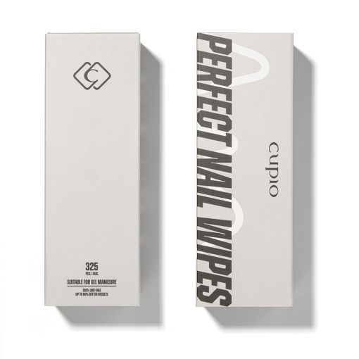 servetele_325_d Packung mit Cupio Perfect Nail Wipes, geeignet für die Nagelpflege und Maniküre.