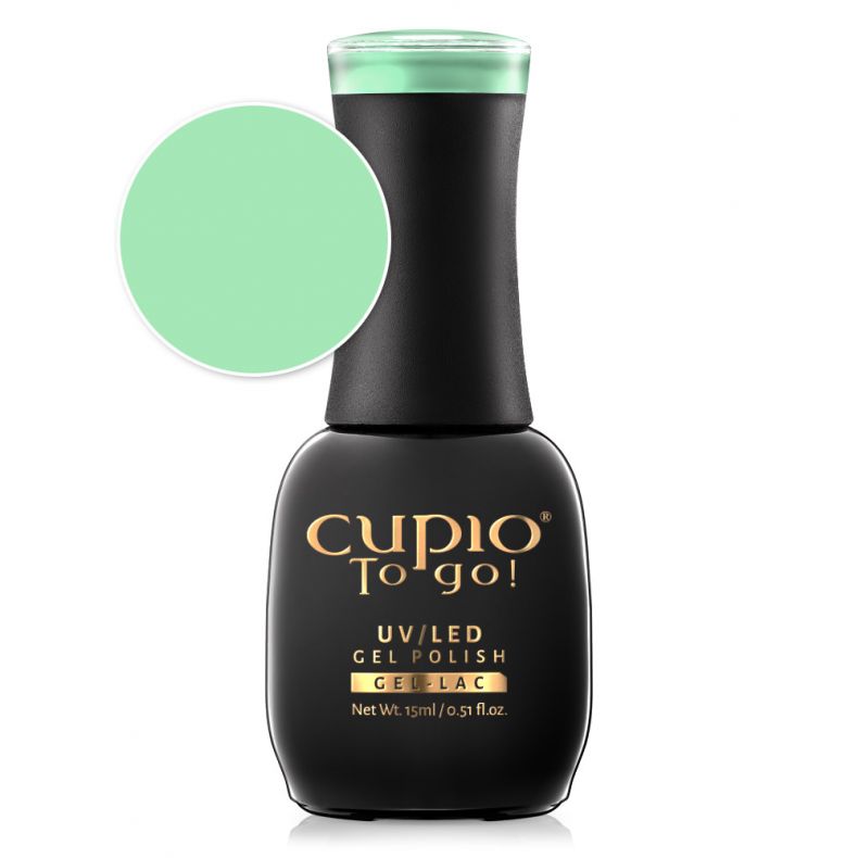 oja_semipermanenta_cupio_to_go_aether_green_new Flasche mit cupio To go! UV/LED Gel Polish in Mintgrün, 15ml