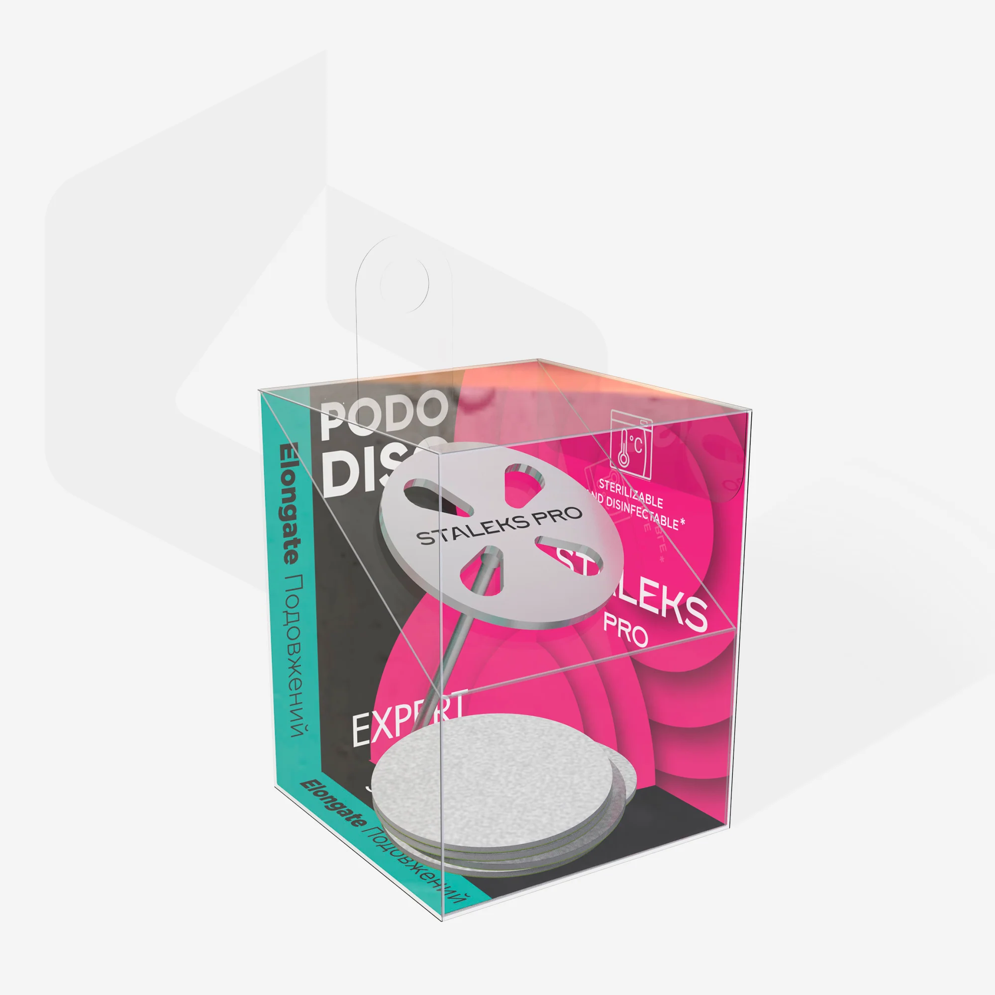 Staleks Pro Podo Disk Expert in Verpackung für professionelle Fußpflege
