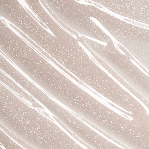Transparenter Gel-Hintergrund mit feinem Glitzer und Schwunglinien