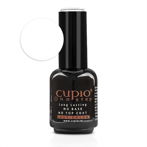 Cupio One Step 3-in-1 Gellack - White R002 - 15 ml