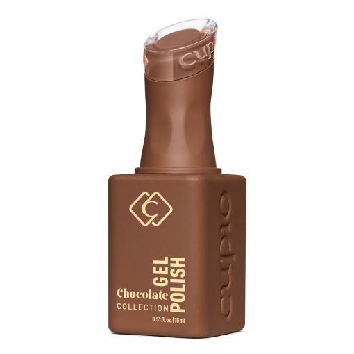 Brauner Gel-Nagellack aus der Cupio Chocolate Collection in einer 15ml Flasche