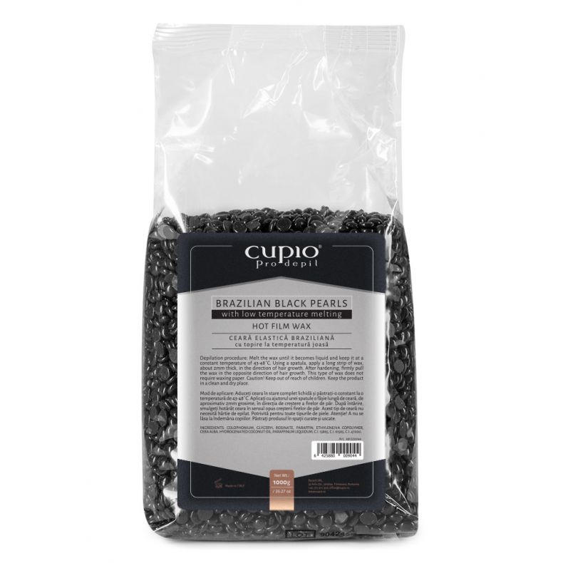 Elastisches Wachs für Enthaarung - Brasilianische Schwarze Perlen 1000ml