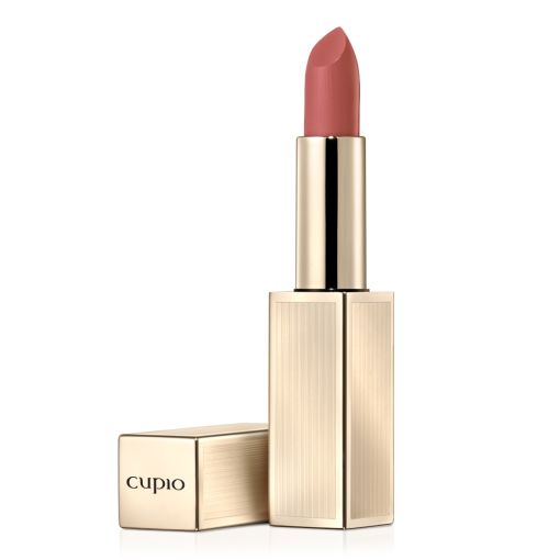 Lippenstift in eleganter Verpackung von Cupio in nude Farbton
