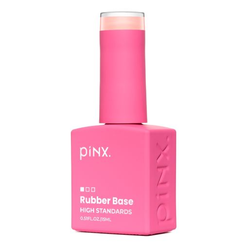 c8849_c Flasche PiNX Rubber Base in Rosa für Nageldesign, 15 ml