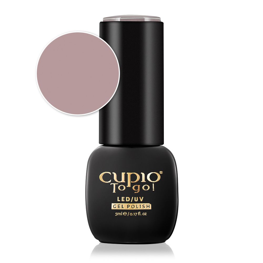 Cupio To go! LED/UV Gel Polish in zartem Nude-Ton, 5 ml Flasche