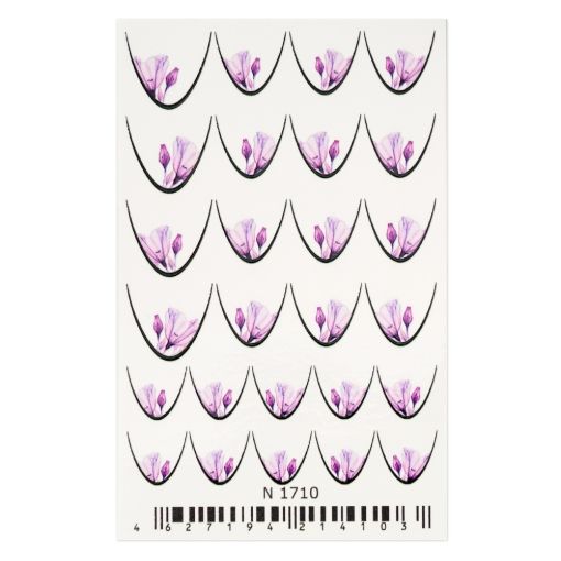 Cupio Nageltattoo - Violet French