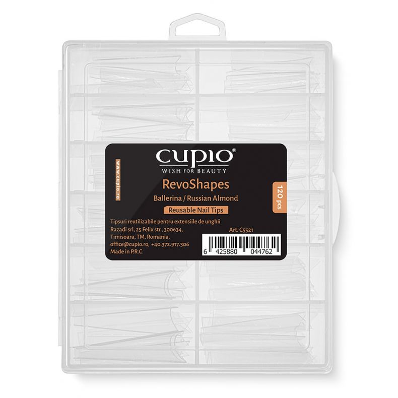 Cupio RevoShapes Tips Ballerina / Russian Almond Set 120 Stück