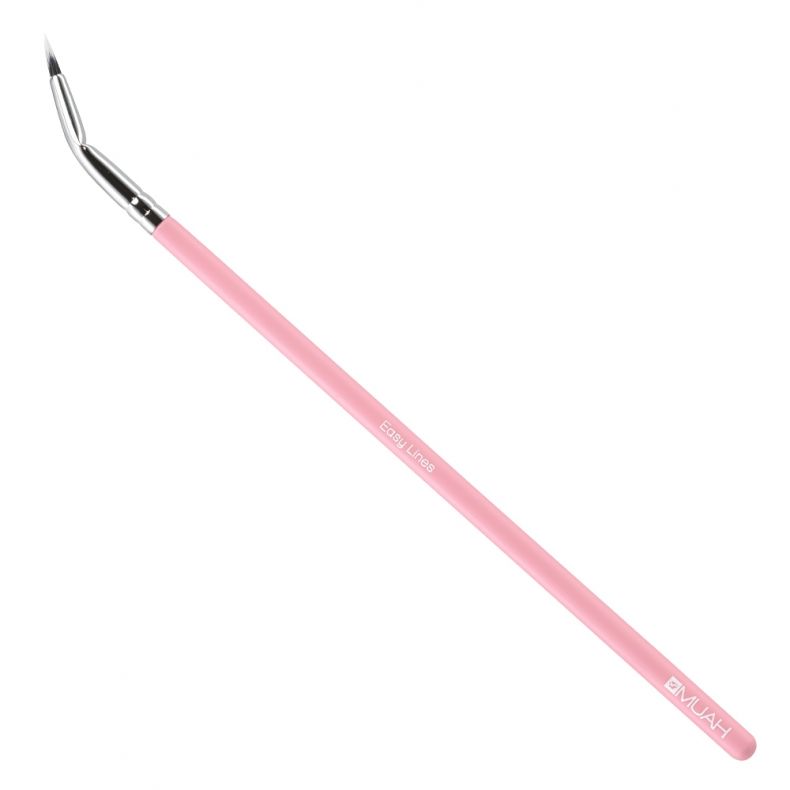 MUAH Easy Lines Pinsel in Rosa für feine Make-up-Linien