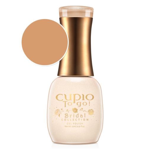 to_go_bridal_collection_honeymoon_c7446 Cupio To Go! Gel-Lack aus der Hochzeitskollektion, beige Farbe, ideal für Hochzeitsnägel.