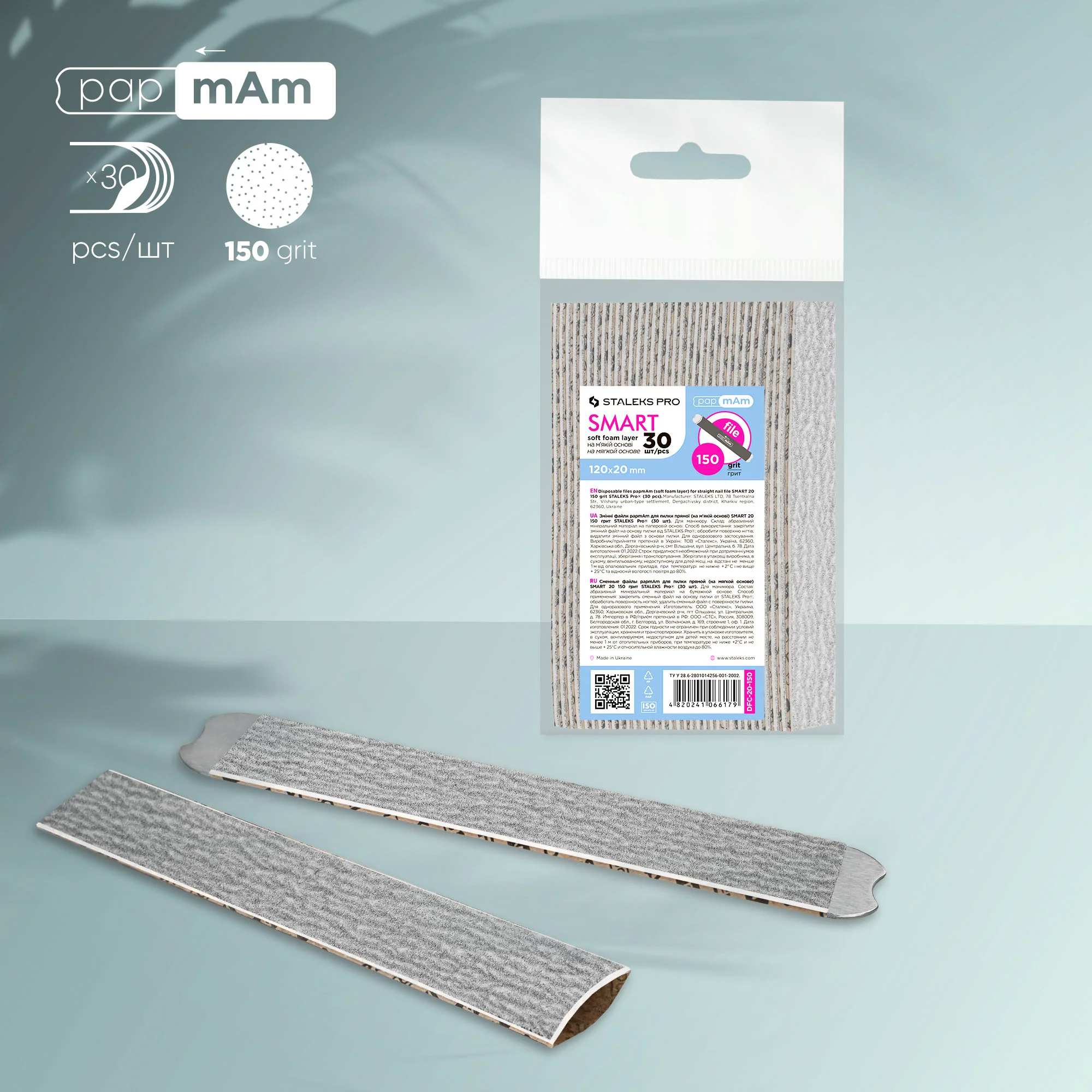Ersatzfeilen PapMam Soft (gerade) SMART 20 (30 Stück)