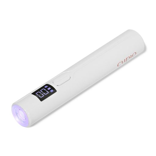 lampa_cupio_3w_c9274_d Cupio LED-Lampe in Weiß mit digitalem Anzeige-Display und zusätzlichem UV-Licht