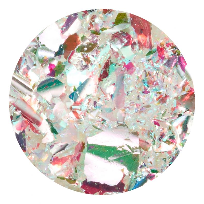 pigment_fashion_aurora_ab_b Nahaufnahme von bunten Glitzerpartikeln in verschiedenen Farben