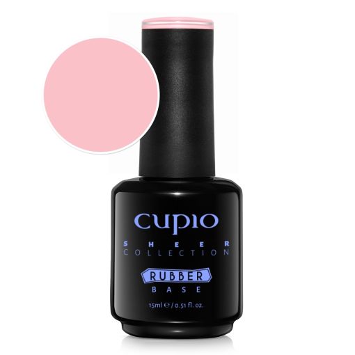 sheer_sweet_almond_c8194 Cupio Rubber Base in rosa, 15ml Flasche der Sheer Collection