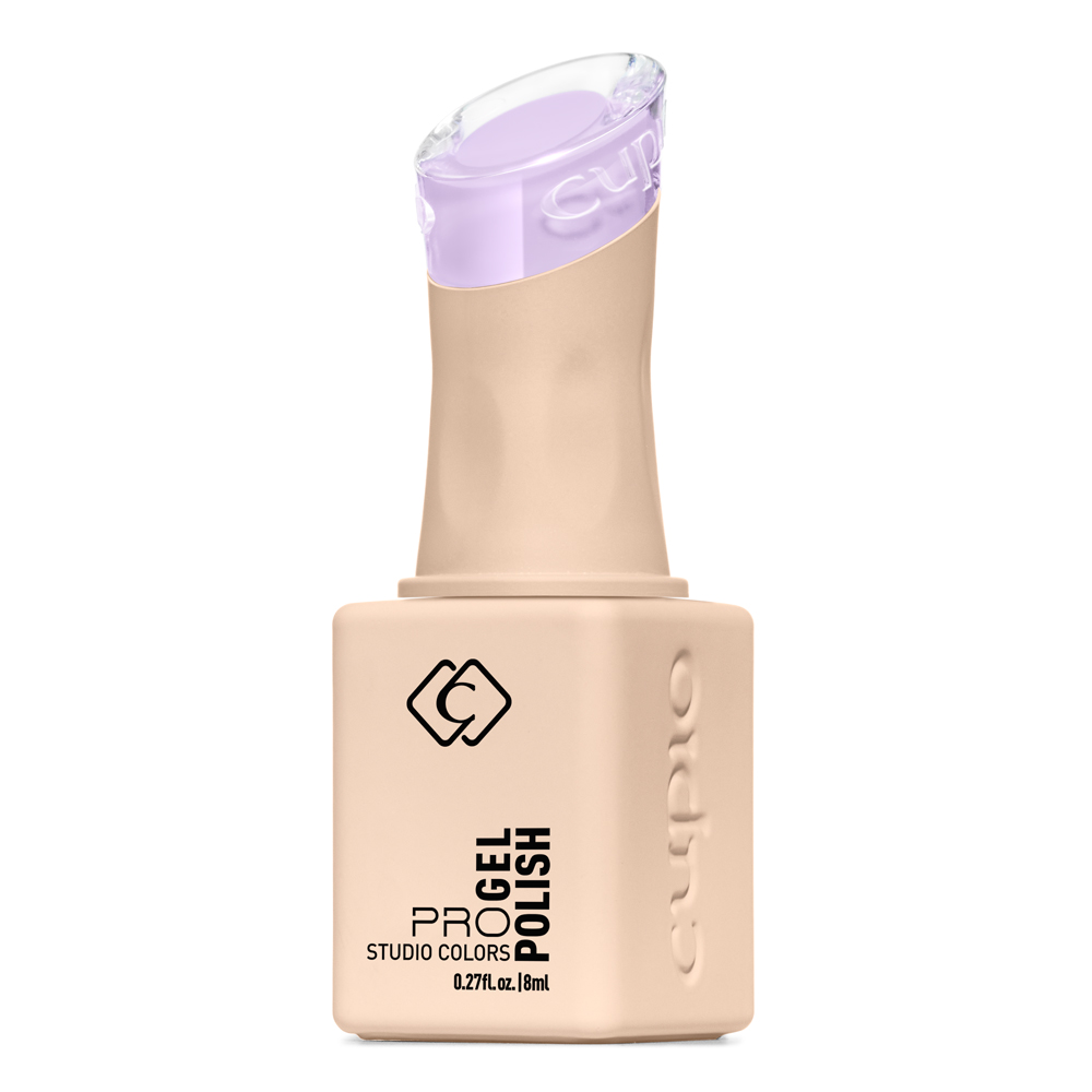 Produktbild von Cupio ProGel Polish Studio Colors UV Nagellack 8 ml, nude Flasche mit lavendelfarbenem Verschluss