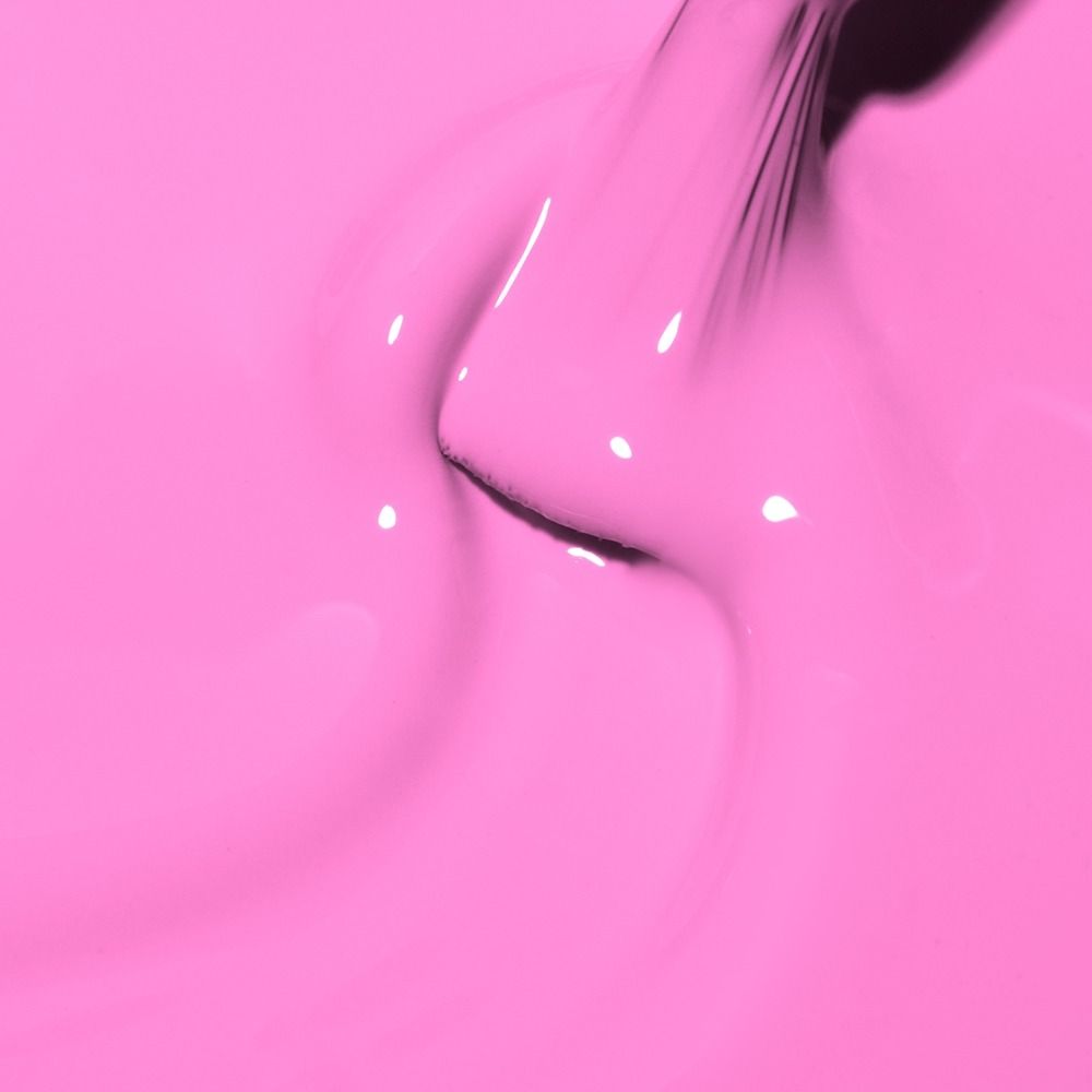 Nahaufnahme von Cupio Gellack Macarons Collection Bubble Gum 15ml, pastelliges Rosa mit hochpigmentierter, dichter Textur und starker Deckkraft für langanhaltende Nageldesigns