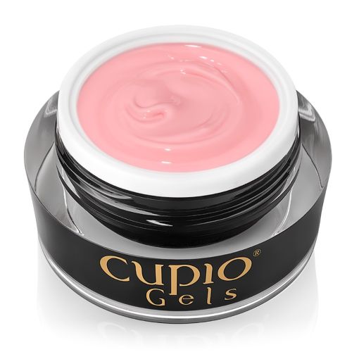 Builder Gel Cupio Pudding - Peach Cobbler 15 ml Bild von Cupio Gels, einer rosa Nagelgel-Produktdose