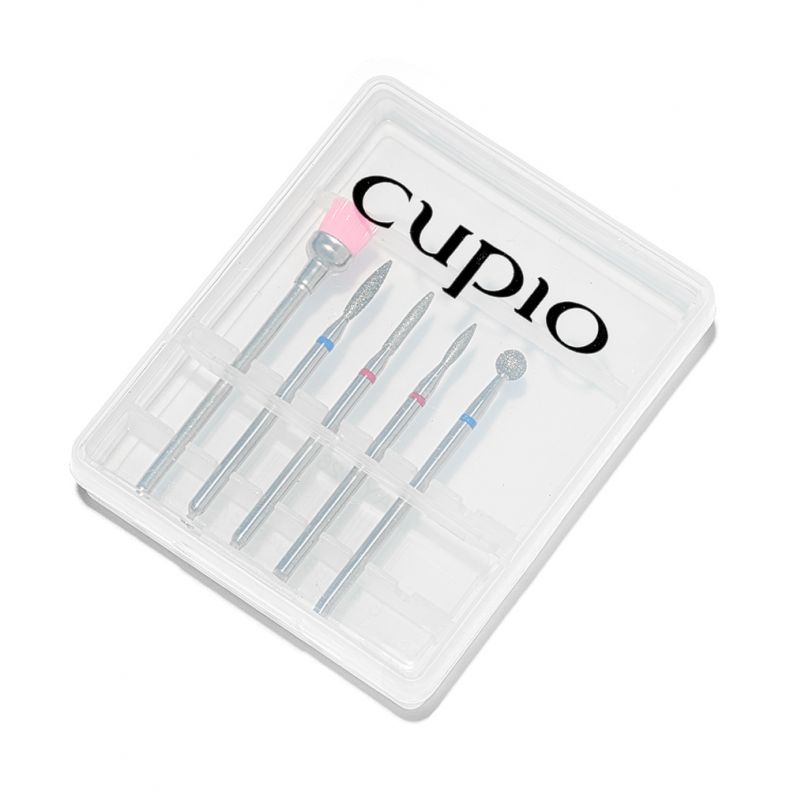 c5881_b Cupio Fräser Set mit verschiedenen Fräsern in einer klaren Verpackung