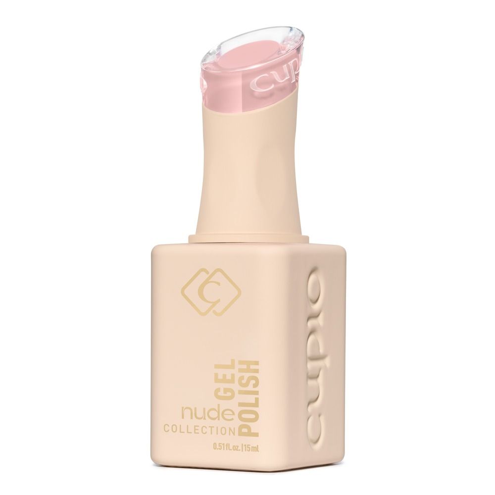 Produktbild von CUPIO Nude Collection Gel Polish, 15 ml, in zartem Nude-Rosé in rechteckiger Flasche
