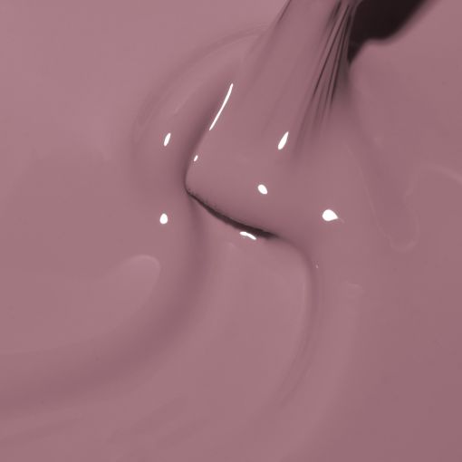 c8938_c Nahaufnahme von rosafarbener Nagellack-Textur mit einer Pinselbewegung