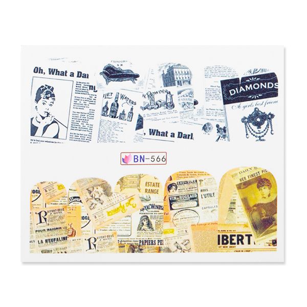 Künstlerische Collage aus alten Zeitungsanzeigen und Grafiken in sanften Farben