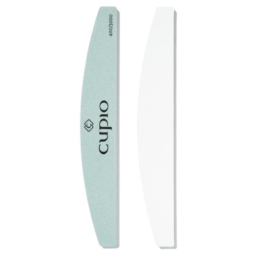 Gebogene Cupio Nagelfeile mit zwei Körnungen 400/3000
