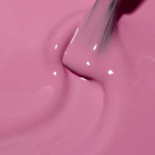 c8845_b Nahaufnahme von heller rosa Farbe mit einem Pinsel, ideal für kreative Projekte
