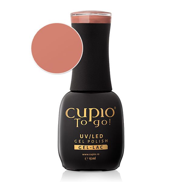 cupio_to_go_chestnut Cupio To Go UV/LED Gel-Lack in rosafarbener Nuance, 15 ml Flasche