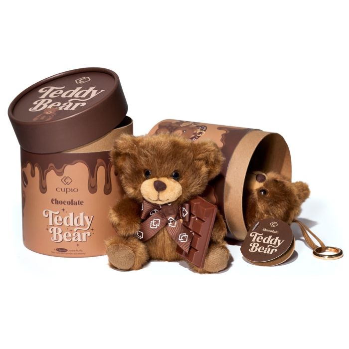 Fluffy Teddy Bear Accessoire – Chocolate