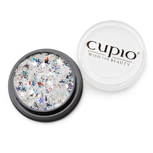 Cupio Glitzerflocken in einer Dose für Nageldesign