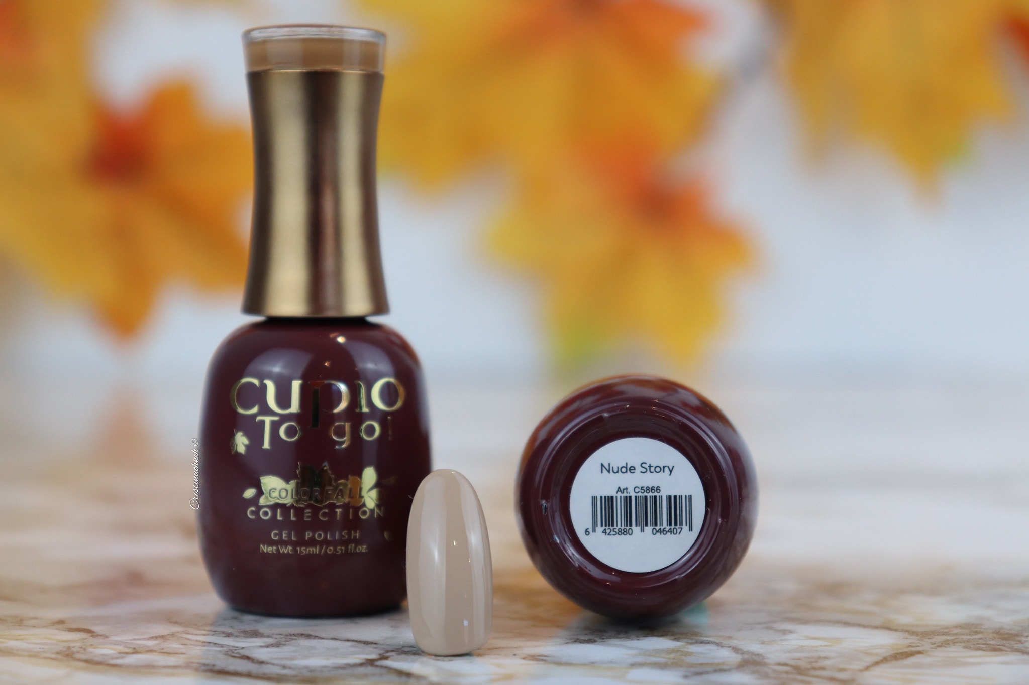 242662274_10220337633253733_3452521324990253317_n Cupio To Go! Gel Nagellack in der Farbe Nude Story, 15ml Flasche mit einem Nageltester.